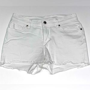 Venus white jean shorts